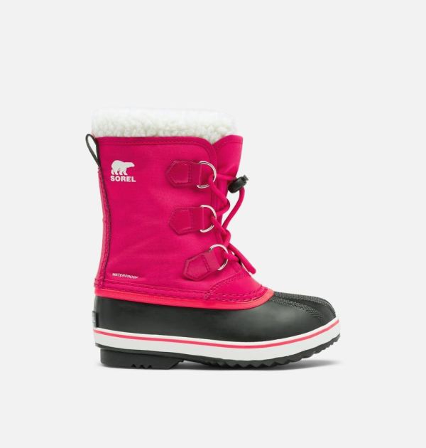 Sorel-Youth Yoot Pac Nylon Boot-Bright Rose - Click Image to Close