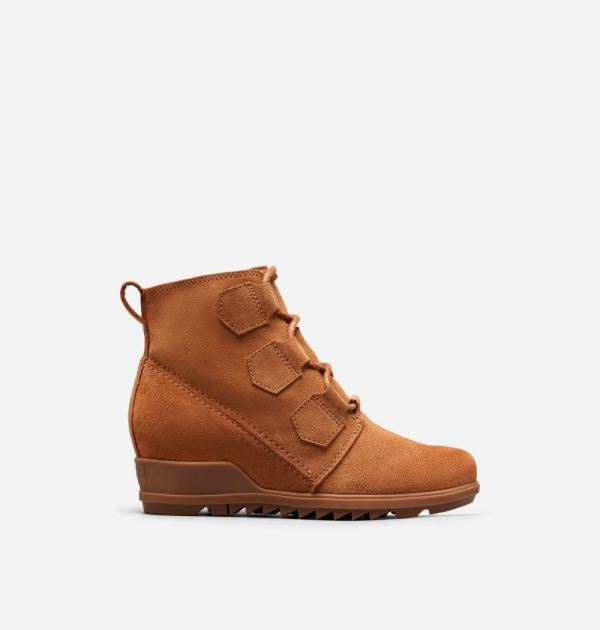 Sorel-Women's Evie Lace Bootie-Camel Brown - Click Image to Close