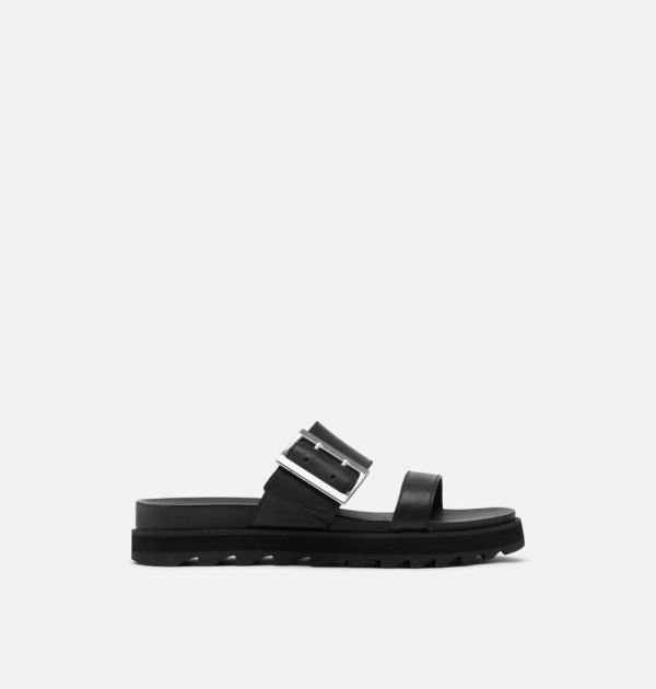 Sorel-Women's Roaming Buckle Slide Sandal-Black