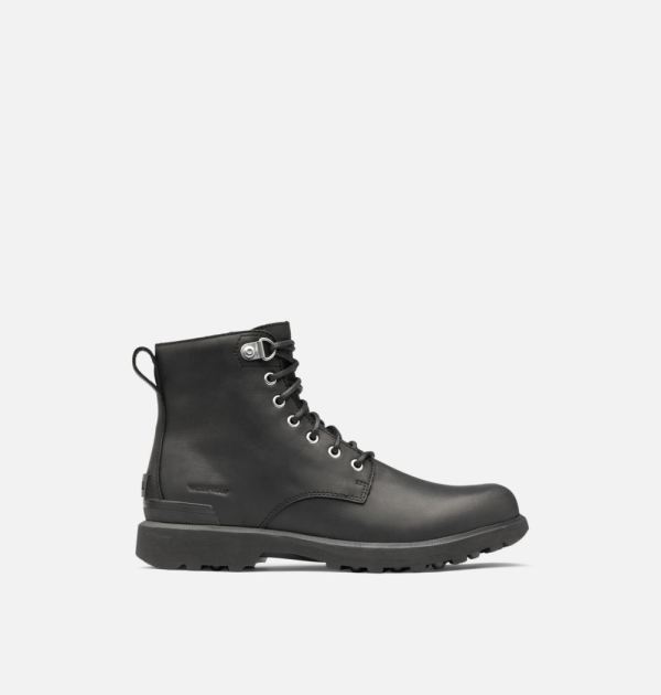 Sorel-Men's Caribou Six Boot-Black Black - Click Image to Close