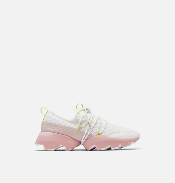 Sorel-Women's Kinetic Impact Lace Sneaker-White Eraser Pink