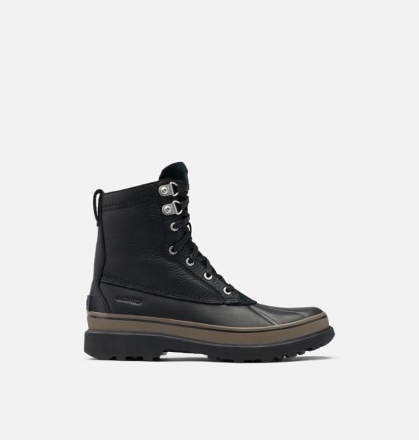 Sorel-Men's Caribou Storm Boot-Black Mud