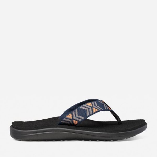 Teva - Men's Voya Flip - QUITO DARK DENIM - Click Image to Close