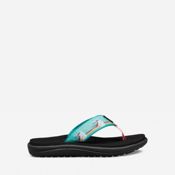 Teva - Kids Voya Flip - UNICORN WATERFALL - Click Image to Close