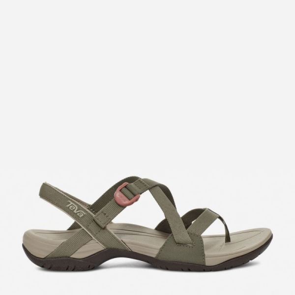 Teva - Women's Ascona Cross Strap - BURNT OLIVE