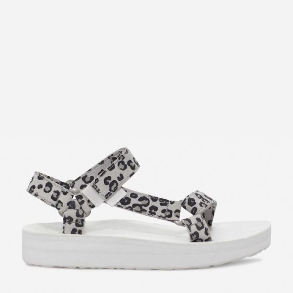 Teva - Women's Midform Universal Leopard - LEOPARD WHITE - Click Image to Close