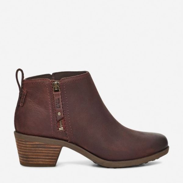 Teva - Women's Anaya Bootie RR - MAHOGANY