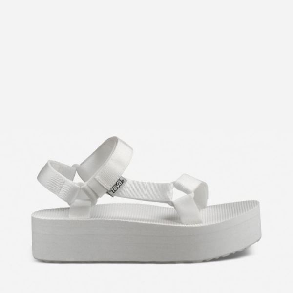 Teva - Women's Flatform Universal - BRIGHT WHITE - Click Image to Close