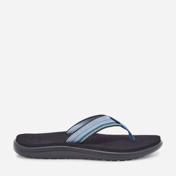 Teva - Women's Voya Flip - ANTIGUOUS BLUE MULTI - Click Image to Close