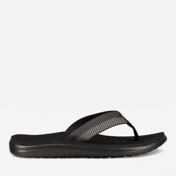 Teva - Men's Voya Flip - VORI BLACK GRAY - Click Image to Close