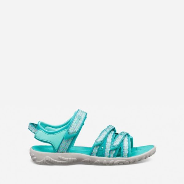 Teva - Kids Tirra - CAMINO METALLIC TEAL BLUE - Click Image to Close