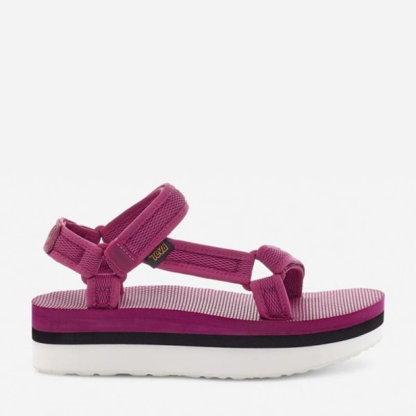 Teva - Women's Flatform Universal Mesh Print - FESTIVAL FUSCHIA - Click Image to Close