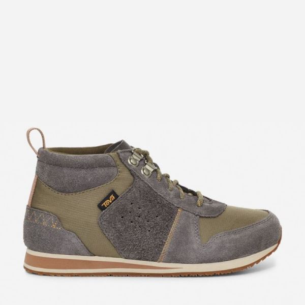 Teva - Women's Highside '84 Mid - GREY/ OLIVE