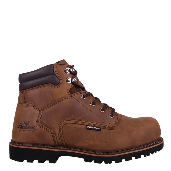 Thorogood Boots V-Series Waterproof - 6" Crazyhorse Safety Toe - Click Image to Close