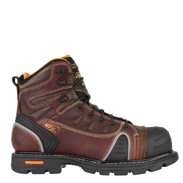 Thorogood Boots GEN-Flex2 Series - 6" Brown Composite Safety Cap Toe - Click Image to Close