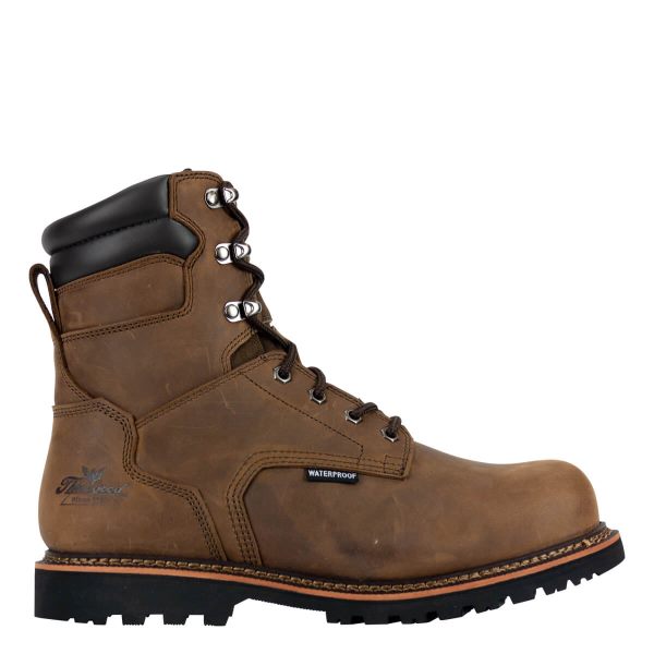 Thorogood Boots V-Series Waterproof - 8" Crazyhorse Safety Toe - Click Image to Close