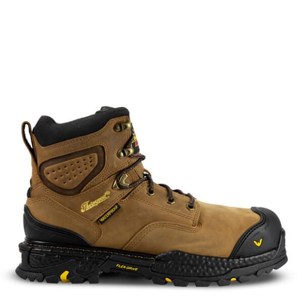 Thorogood Boots INFINITY FD SERIES - 6" Butterscotch Waterproof Safety Toe Boot - Click Image to Close