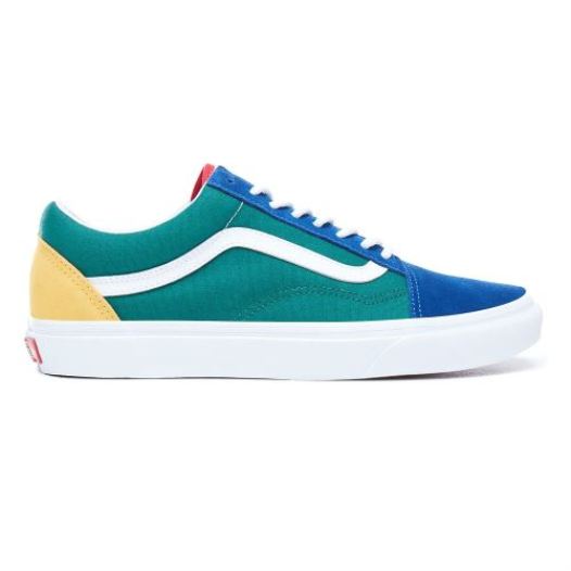 Vans Shoes | Yacht Club Old Skool (Vans Shoes | Yacht Club) Blue/Green/Yellow - Click Image to Close