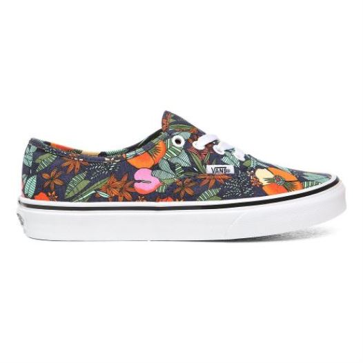 Vans Shoes | Multi Tropic Authentic (Multi Tropic) Dress Blues/True White - Click Image to Close