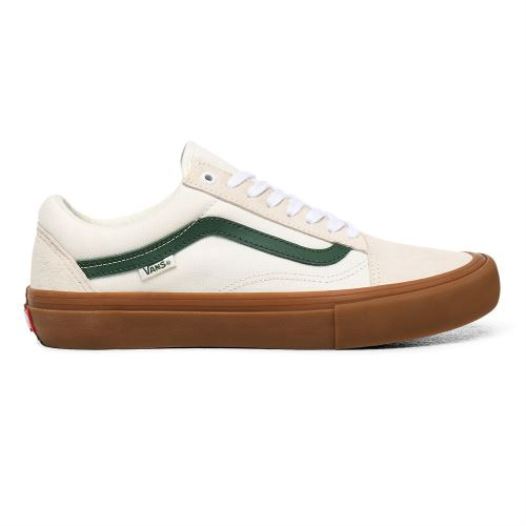 Vans Shoes | Old Skool Pro Marshmallow/Alpine - Click Image to Close