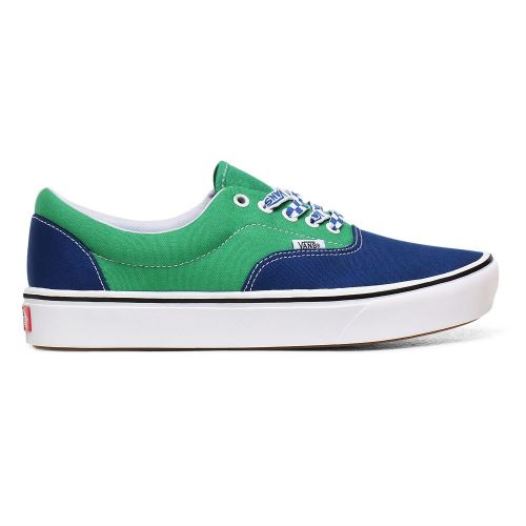 Vans Shoes | Lace Mix ComfyCush Era (Lace Mix) True Blue/Fern Green - Click Image to Close