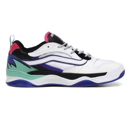 Vans Shoes | Shred Wave Brux WC (Shred Wave) True White/Royal Blue - Click Image to Close