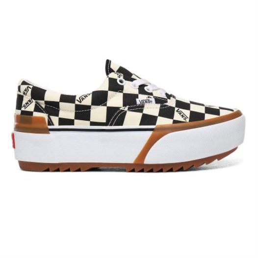 Vans Shoes | Checkerboard Era Stacked (Checkerboard) Multi/True White - Click Image to Close