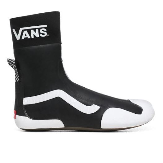 Vans Shoes | Surf Boot Hi (Vans) Black/True White - Click Image to Close