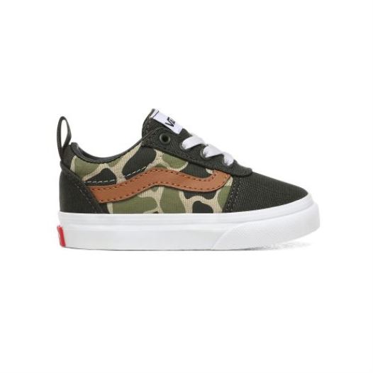 Vans Shoes | Frog Camo Ward Slip-On Toddler (1-4 years) (Frog Camo) Forest Night/White