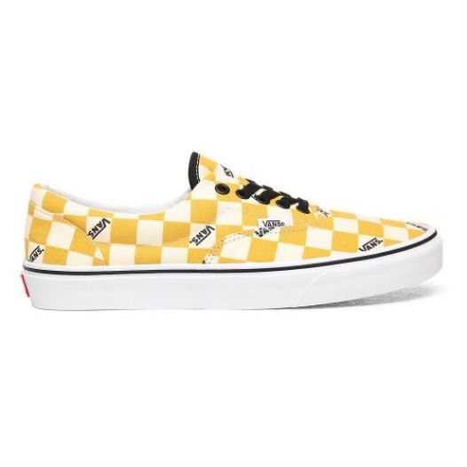 Vans Shoes | Big Check Era (Big Check) Yolk Yellow/True White - Click Image to Close