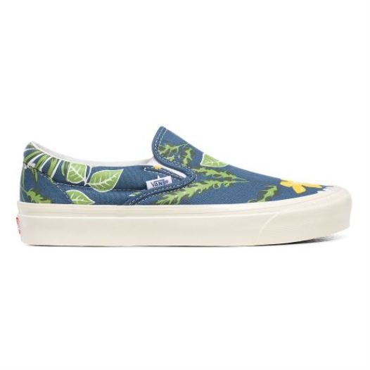 Vans Shoes | Anaheim Factory Classic Slip-On 98 DX (Anaheim Factory) Og Aloha/Og Navy - Click Image to Close