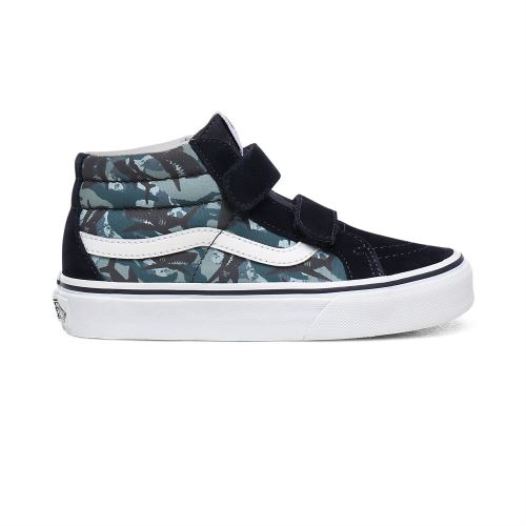 Vans Shoes | Animal Camo Sk8-Mid Reissue V Youth (8-14 years) (Animal Camo) Parisian Night/True White