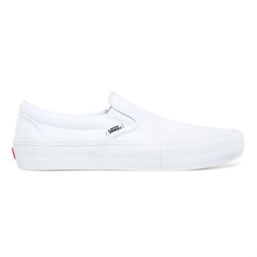 Vans Shoes | Slip-On Pro White/White - Click Image to Close