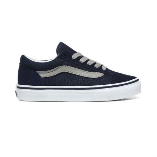 Vans Shoes | Old Skool Youth (8-14 years) Dress Blues/Drizzle - Click Image to Close