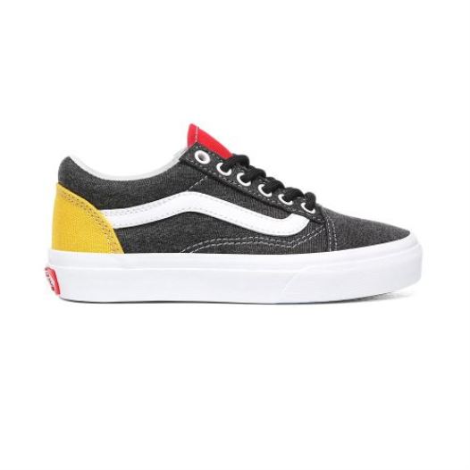 Vans Shoes | Coastal Old Skool Kids (4-8 years) (Vans Shoes | Coastal) Black/True White - Click Image to Close