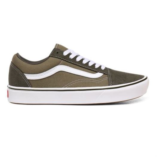 Vans Shoes | Suede and Textile ComfyCush Old Skool (Suede/Textile) Grape Lead/Lizard - Click Image to Close