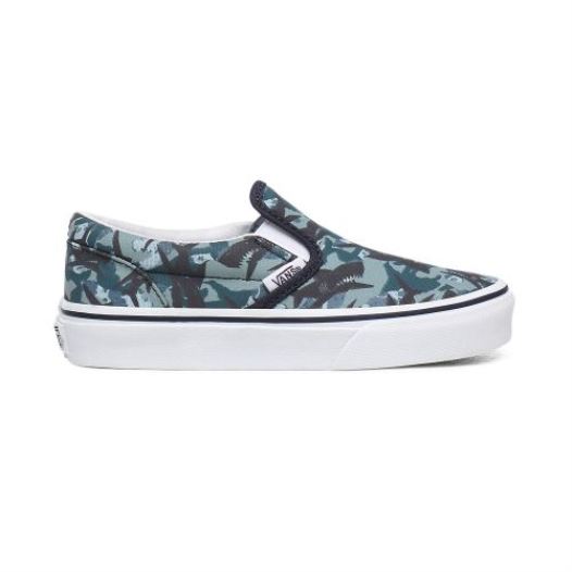 Vans Shoes | Animal Camo Classic Slip-On Kids (4-8 years) (Animal Camo) Parisian Night/True White