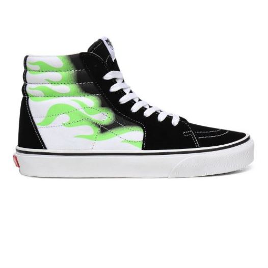 Vans Shoes | Flame Sk8-Hi (Flame) Black/True White