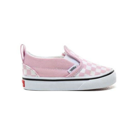 Vans Shoes | Checkerboard Slip-On V Toddler (1-4 years) (Checkerboard) Lilac Snow/True White