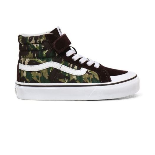 Vans Shoes | Animal Camo Sk8-Hi Reissue 138 V Youth (8-14 years) (Animal Camo) Brown/True White