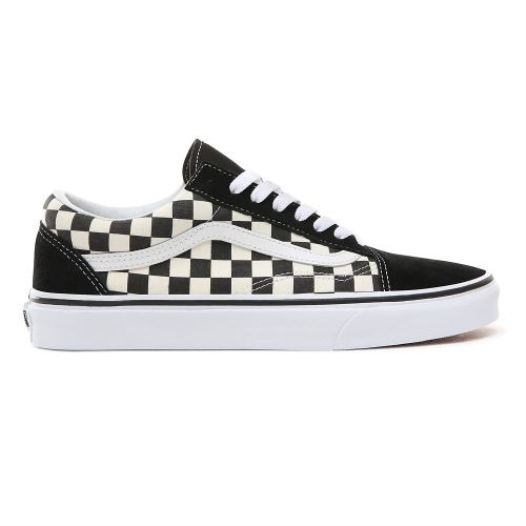 Vans Shoes | Primary Check Old Skool (Primary Check) black/white