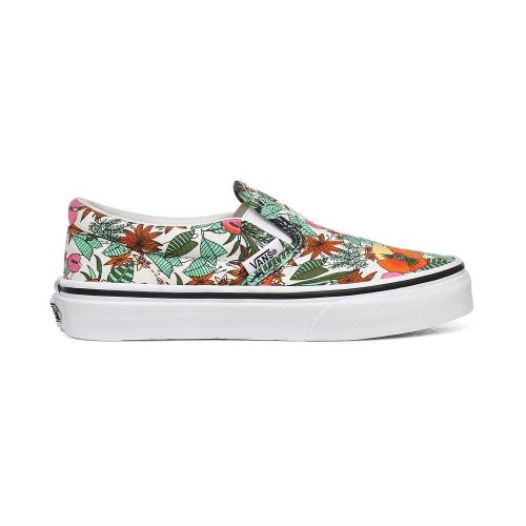 Vans Shoes | Multi Tropic Classic Slip-On Kids (4-8 years) (Multi Tropic) Bit Of Blue/True White