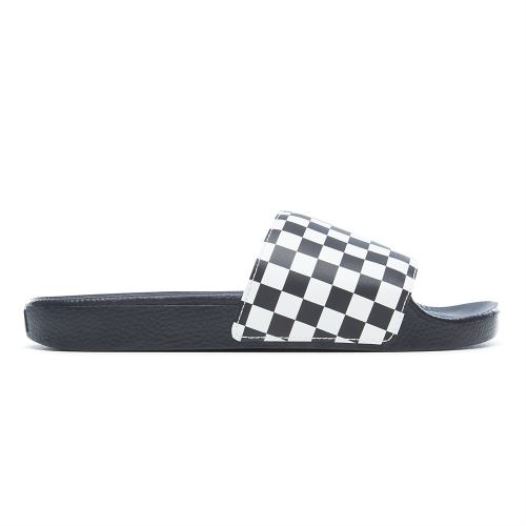 Vans Shoes | Checkerboard Slide-On Sandals White