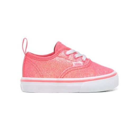 Vans Shoes | Neon Glitter Elastic Laces Authentic Toddler (1-4 years) (Neon Glitter) Pink/True White - Click Image to Close