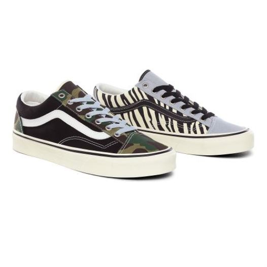 Vans Shoes | Mismatch Style 36 (Mismatch) Zebra/Camo - Click Image to Close