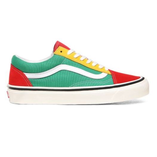 Vans Shoes | Anaheim Factory Old Skool 36 DX (Anaheim Factory) Og Red/Og Emerald/Og Yellow