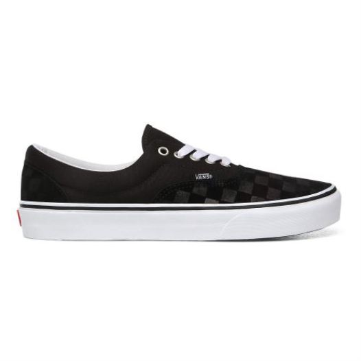 Vans Shoes | Deboss Checkerboard Era (Deboss Checkerboard) Black/True White - Click Image to Close