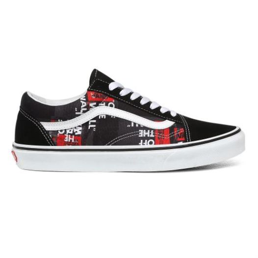 Vans Shoes | Packing Tape Old Skool (Packing Tape) Black/Red/True White - Click Image to Close