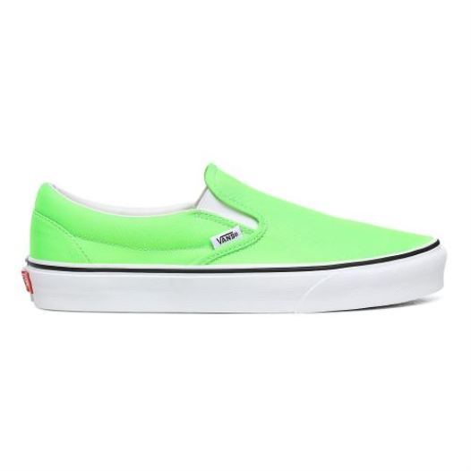 Vans Shoes | Neon Classic Slip-On (Neon) Green Gecko/True White