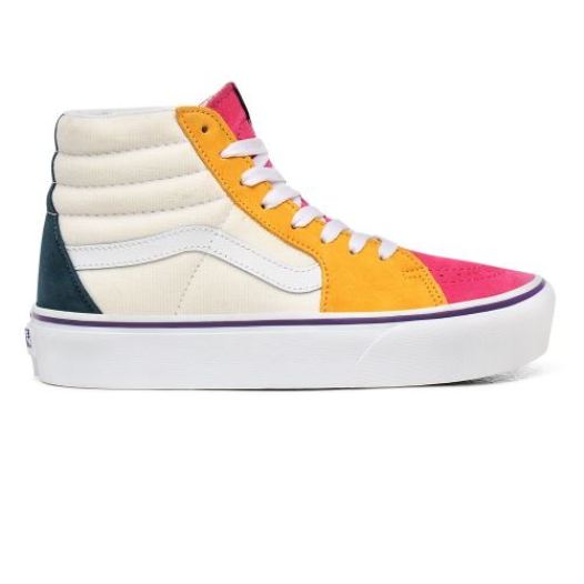 Vans Shoes | Mini Cord Sk8-Hi Platform 2.0 (Mini Cord) Multi/True White - Click Image to Close